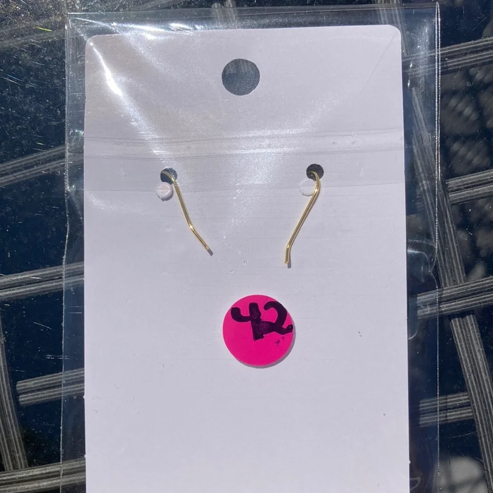 42. “Sugar Skull” earrings. - Picture 2 of 2